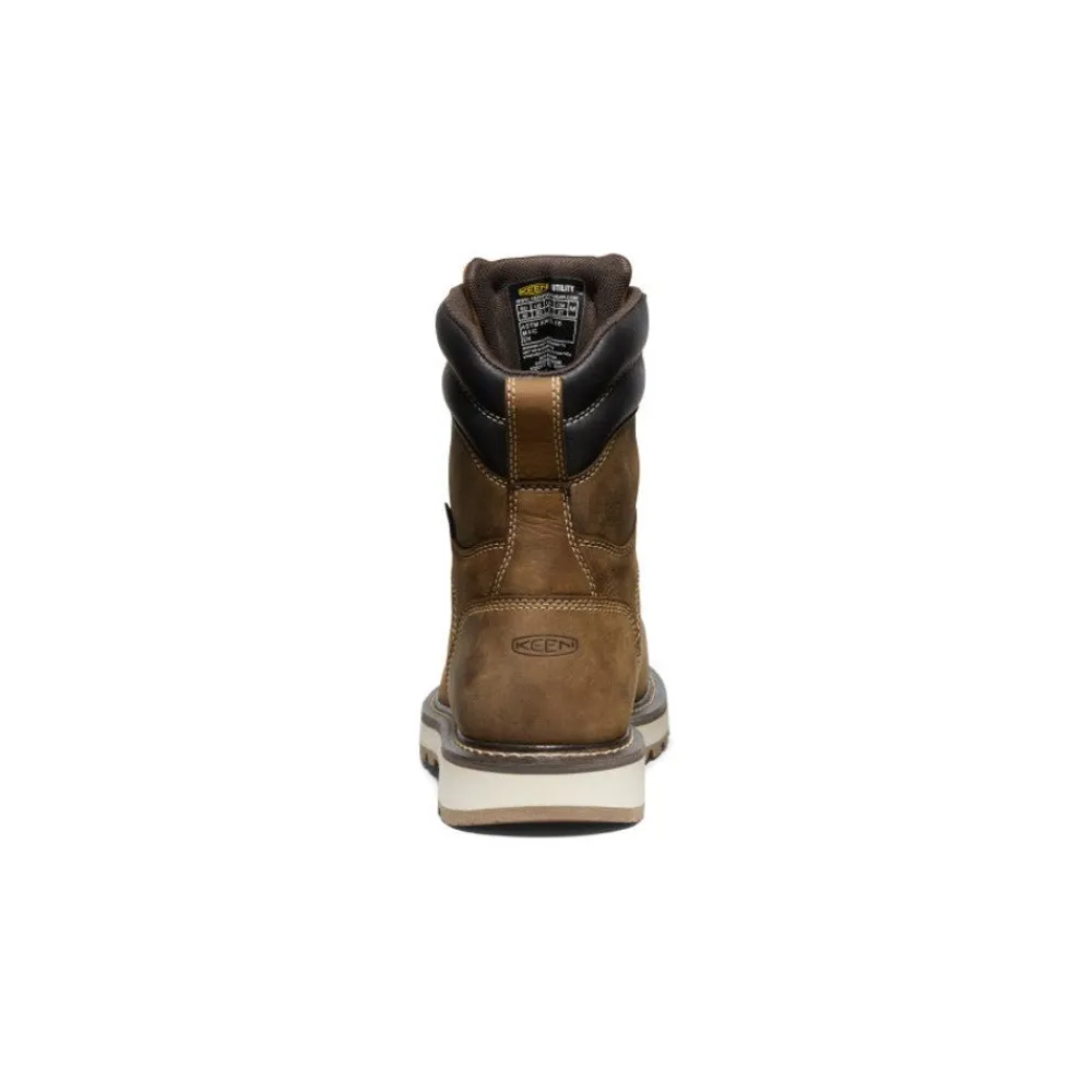 Clearance Men'S Cincinnati 8" Waterproof 90° Heel Boot (Carbon-Fiber Toe) | Belgian/Sandshell Men Work Boots & Shoes
