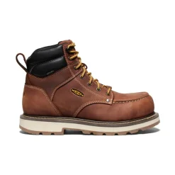 Sale Men'S Cincinnati 6" Waterproof 90° Heel Boot (Carbon-Fiber Toe) | Tuscan Red/Sandshell Men Work Boots & Shoes