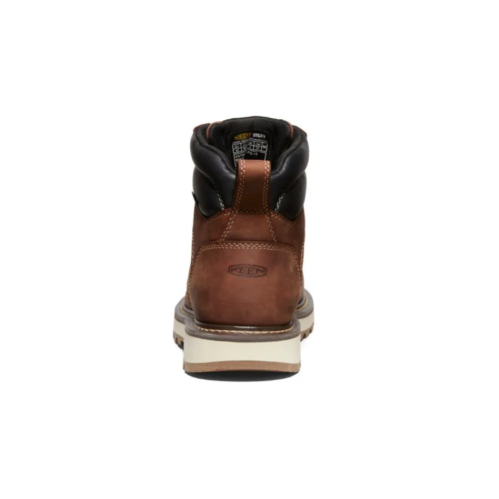 Sale Men'S Cincinnati 6" Waterproof 90° Heel Boot (Carbon-Fiber Toe) | Tuscan Red/Sandshell Men Work Boots & Shoes