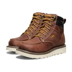 Sale Men'S Cincinnati 6" Waterproof Boot (Soft Toe) | Tuscan Red/Sandshell Men Work Boots & Shoes