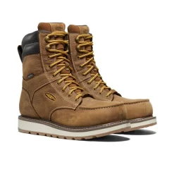 Best Men'S Cincinnati 8" Waterproof Boot (Carbon-Fiber Toe) | Belgian/Sandshell Men Work Boots & Shoes