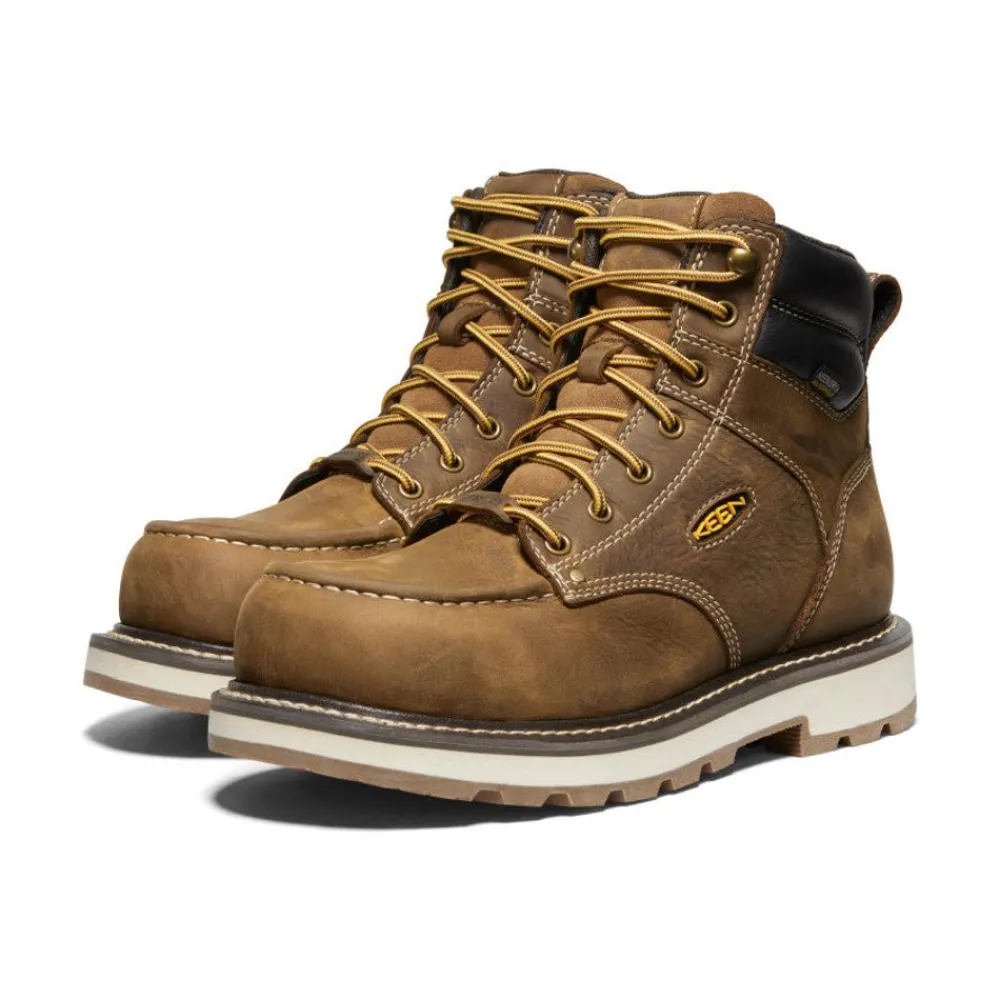 Online Men'S Cincinnati 6" Waterproof 90° Heel Boot (Carbon-Fiber Toe) | Belgian/Sandshell Men Work Boots & Shoes
