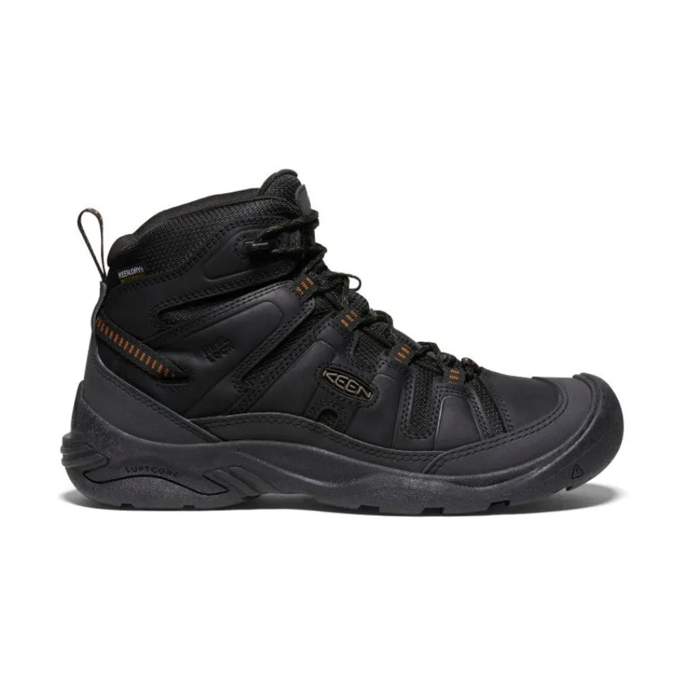 Discount Men'S Circadia Waterproof Boot | Black/Curry Men Boots