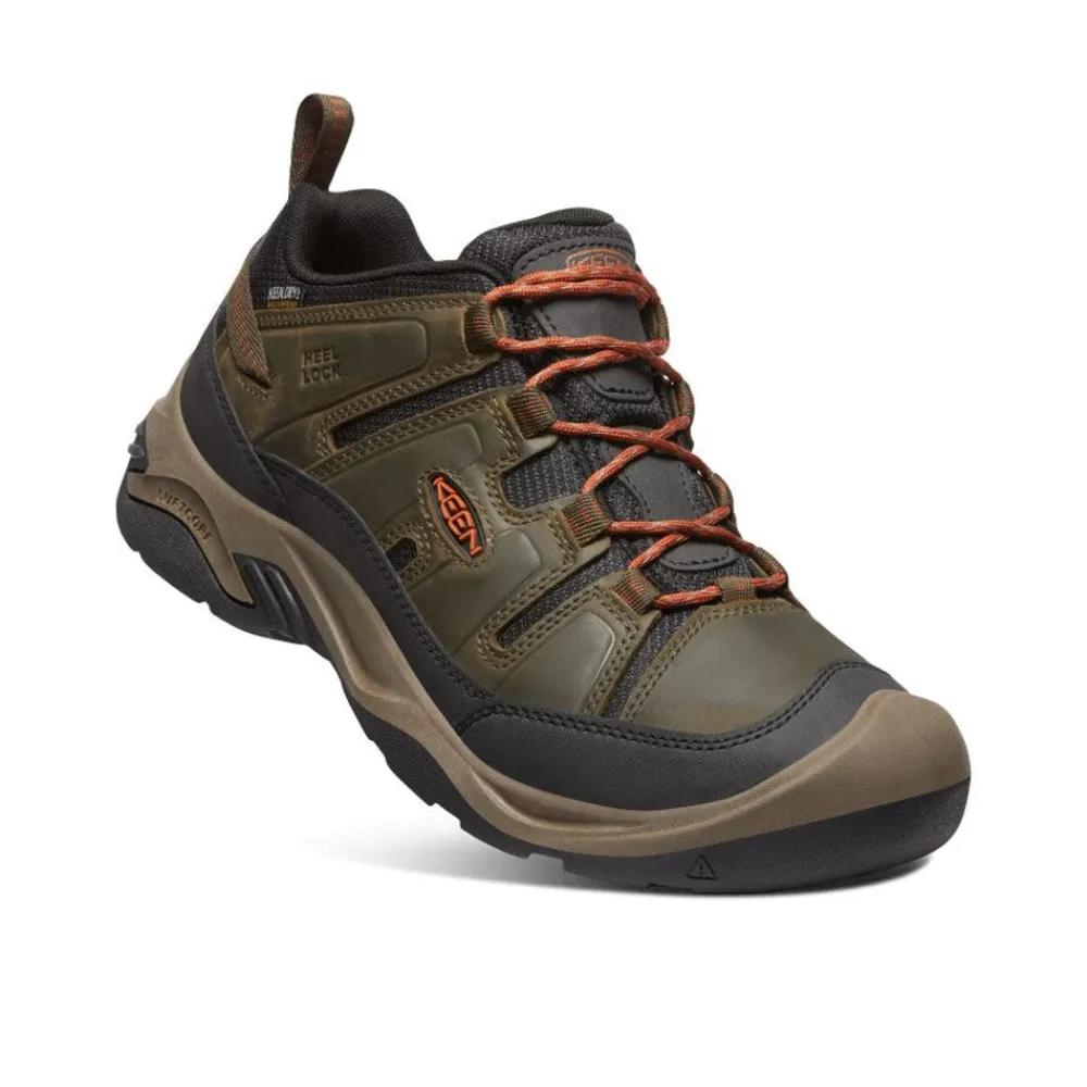 Clearance Men'S Circadia Waterproof Shoe | Black Olive/Potters Clay Men Shoes