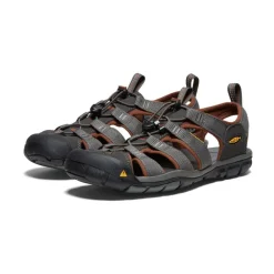 New Men'S Clearwater Cnx | Raven/Tortoise Shell Men Sandals