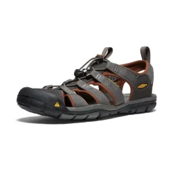 New Men'S Clearwater Cnx | Raven/Tortoise Shell Men Sandals