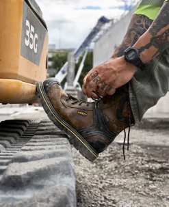 Best Men'S Csa Abitibi Ii Waterproof Boot (Carbon-Fiber Toe) | Cascade Brown/Black Men Work Boots & Shoes