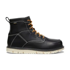 Hot Men'S Csa San Jose 6" Waterproof Boot (Aluminum Toe) | Black/Off White Men Work Boots & Shoes