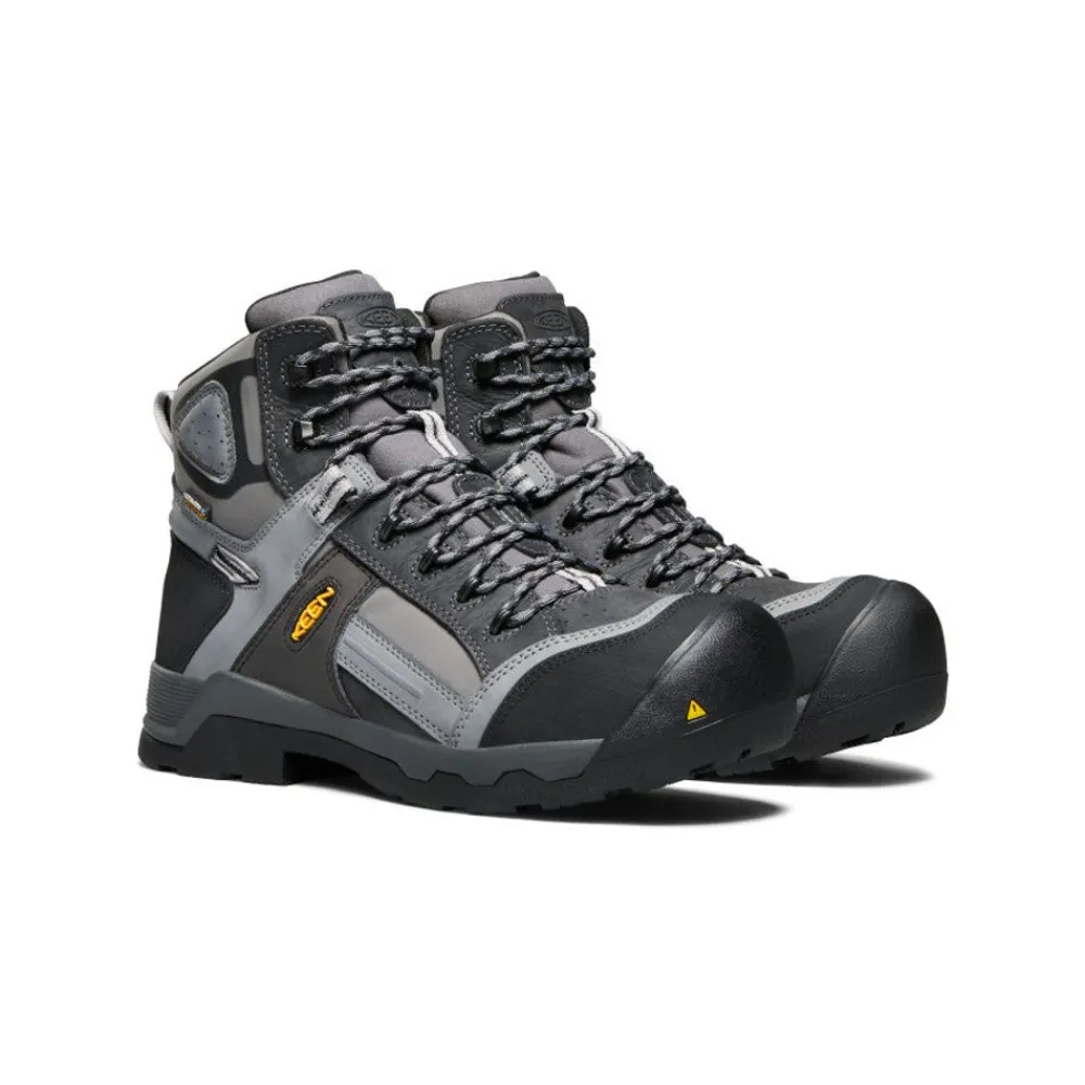 Sale Men'S Davenport 6" Insulated Waterproof Boot (Composite Toe) | Magnet/Steel Grey Men Work Boots & Shoes