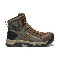 Clearance Men'S Davenport Al Waterproof Mid (Composite Toe) | Shitake/Forest Night Men Work Boots & Shoes