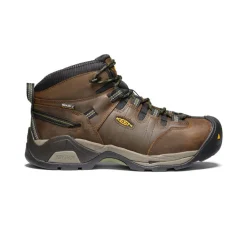 Best Men'S Detroit Xt Waterproof Boot (Steel Toe) | Cascade Brown/Bronze Green Men Work Boots & Shoes