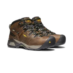Best Men'S Detroit Xt Waterproof Boot (Steel Toe) | Cascade Brown/Bronze Green Men Work Boots & Shoes