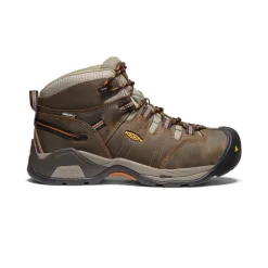 Discount Men'S Detroit Xt Waterproof Boot (Soft Toe) | Black Olive/Leather Brown Men Work Boots & Shoes
