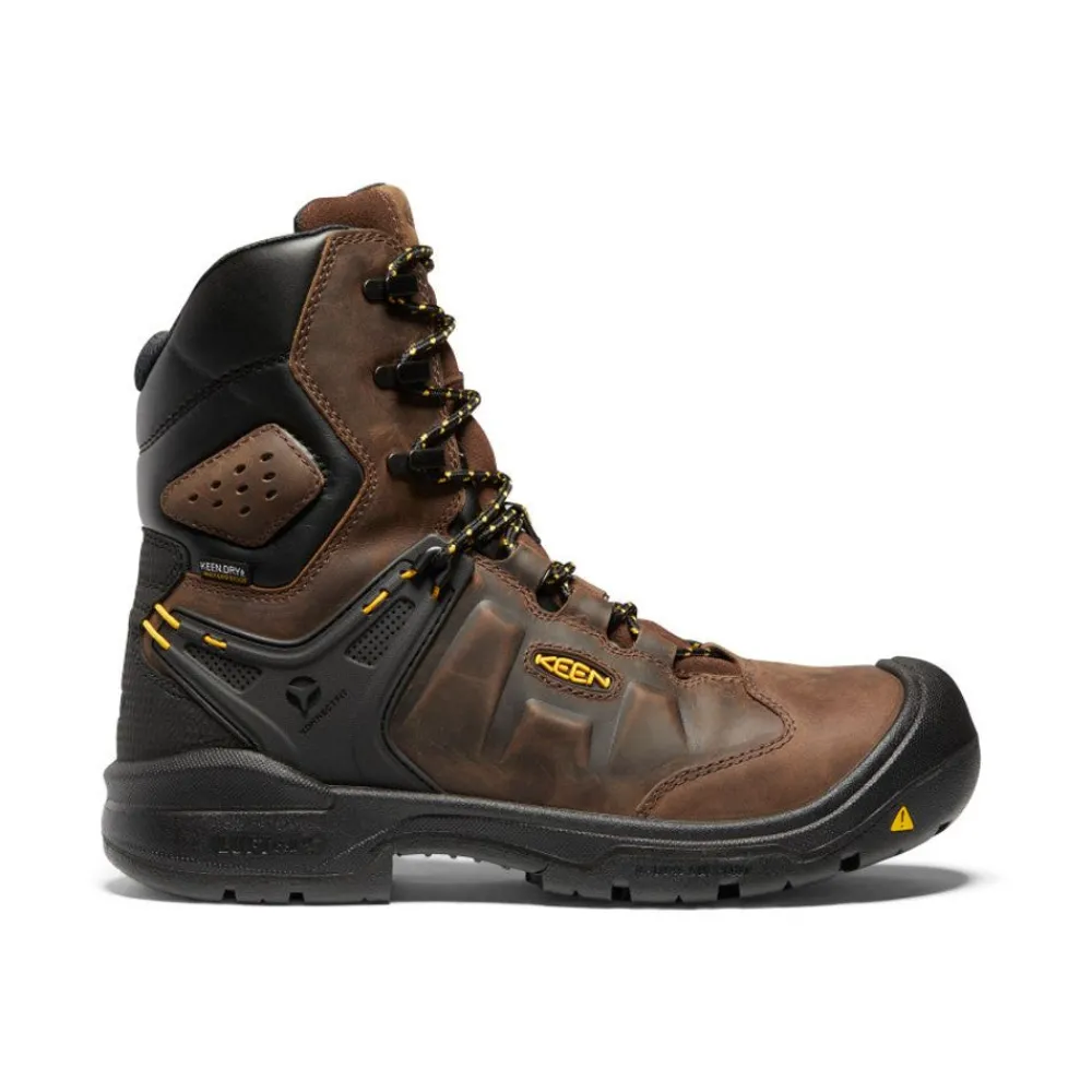 Best Men'S Dover 8" Waterproof Boot (Carbon-Fiber Toe) | Dark Earth/Black Men Work Boots & Shoes