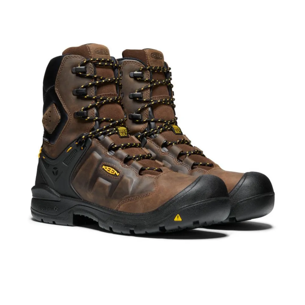Best Men'S Dover 8" Waterproof Boot (Carbon-Fiber Toe) | Dark Earth/Black Men Work Boots & Shoes