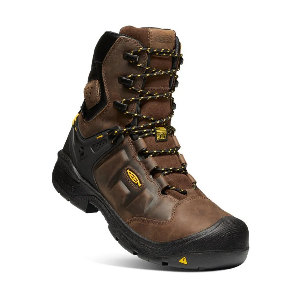 Best Men'S Dover 8" Waterproof Boot (Carbon-Fiber Toe) | Dark Earth/Black Men Work Boots & Shoes