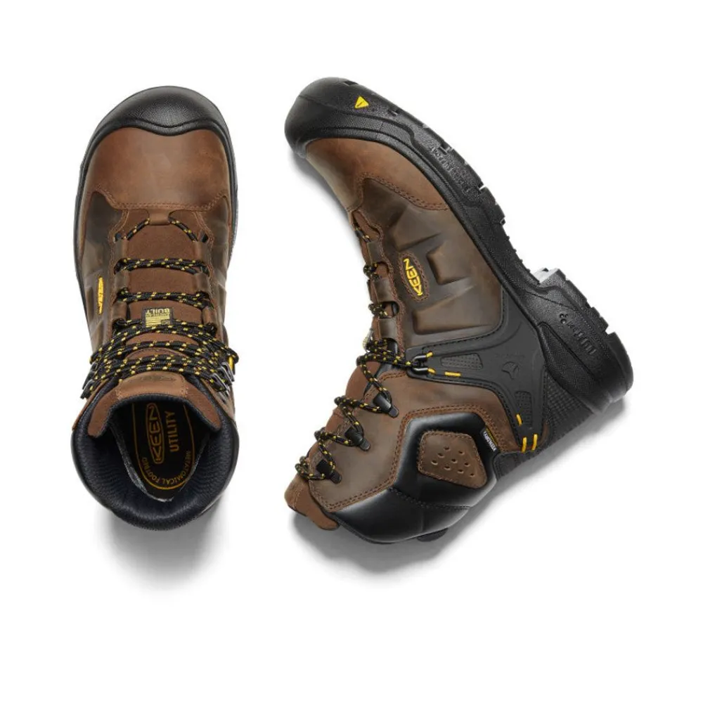 Best Men'S Dover 8" Waterproof Boot (Carbon-Fiber Toe) | Dark Earth/Black Men Work Boots & Shoes