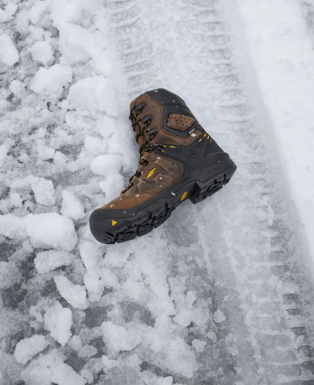 Best Men'S Dover 8" Waterproof Boot (Carbon-Fiber Toe) | Dark Earth/Black Men Work Boots & Shoes