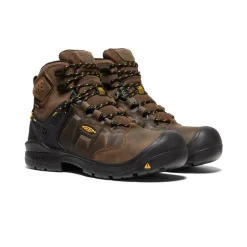 Outlet Men'S Dover 6" Waterproof (Carbon-Fiber Toe) | Dark Earth/Black Men Work Boots & Shoes