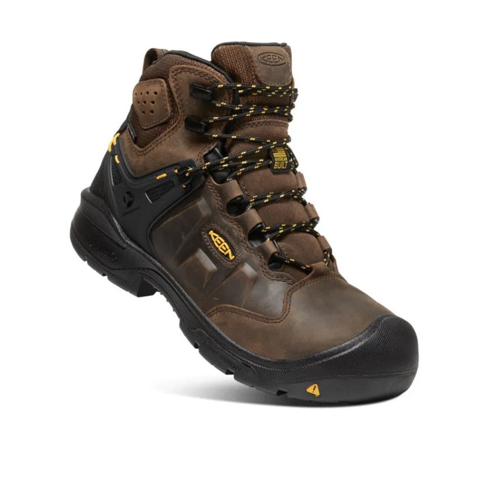 Outlet Men'S Dover 6" Waterproof (Carbon-Fiber Toe) | Dark Earth/Black Men Work Boots & Shoes