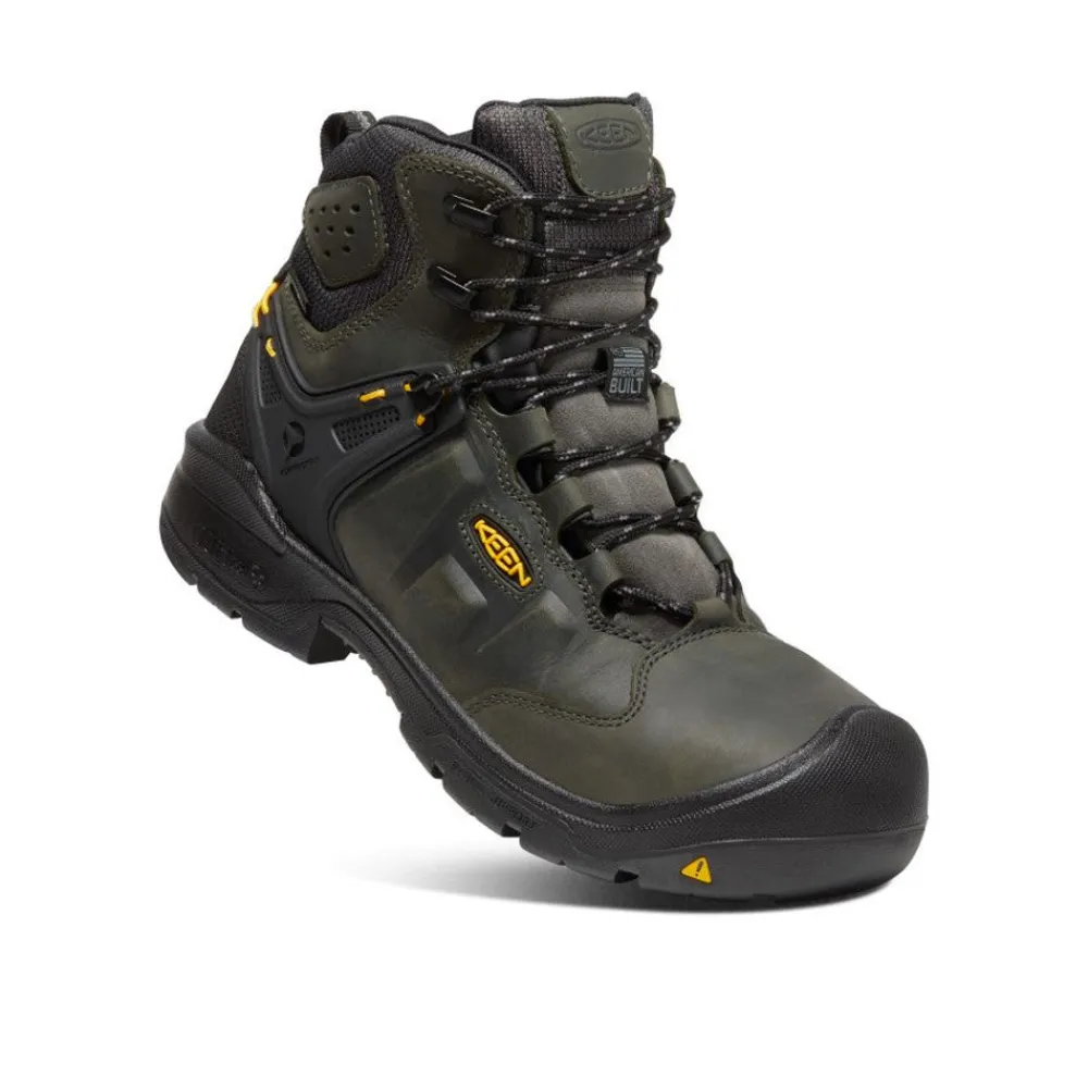 Discount Men'S Dover 6" Waterproof (Carbon-Fiber Toe) | Magnet/Black Men Work Boots & Shoes
