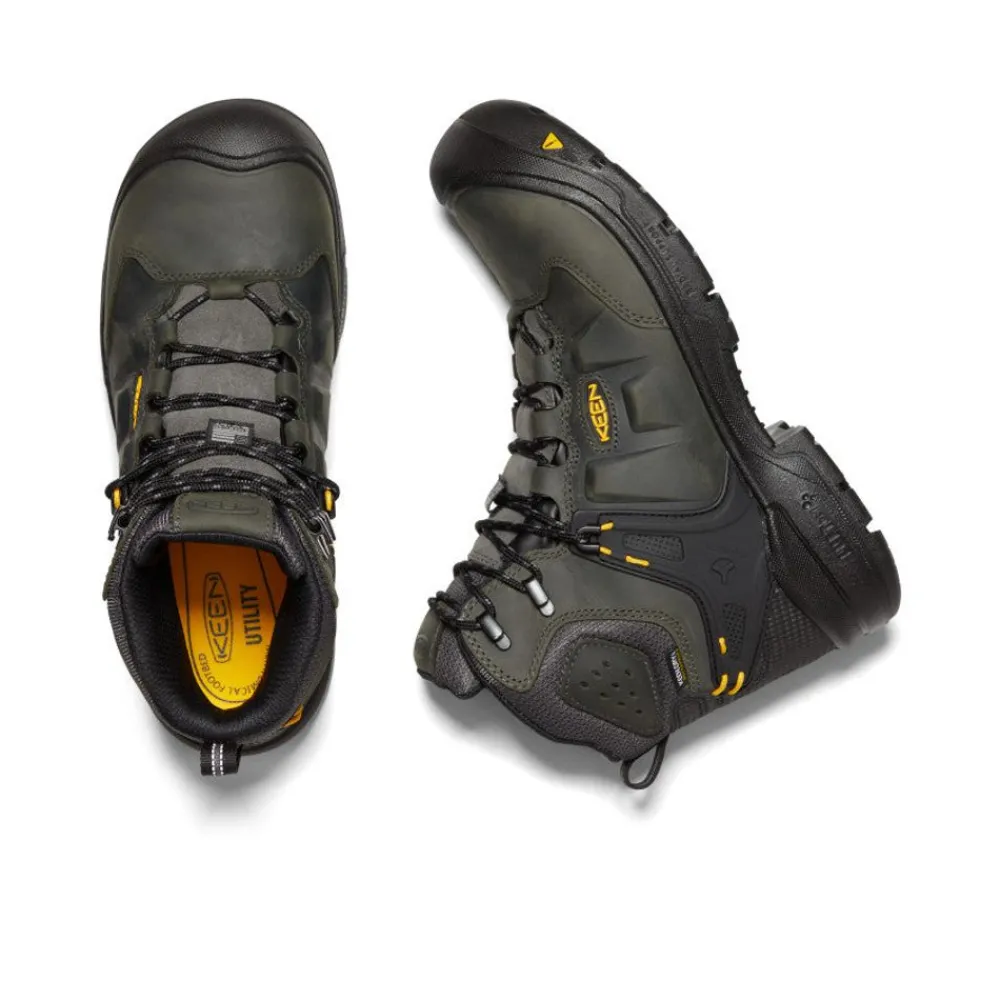 Discount Men'S Dover 6" Waterproof (Carbon-Fiber Toe) | Magnet/Black Men Work Boots & Shoes