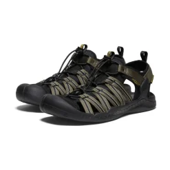 Outlet Men'S Drift Creek H2 Sandal | Dark Olive/Black Men Sandals