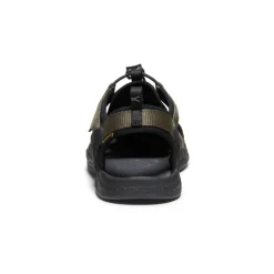 Outlet Men'S Drift Creek H2 Sandal | Dark Olive/Black Men Sandals