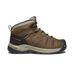 Discount Men'S Flint Ii Boot (Soft Toe) | Cascade Brown/Burnt Ochre Men Work Boots & Shoes