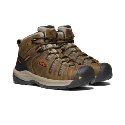 Discount Men'S Flint Ii Boot (Soft Toe) | Cascade Brown/Burnt Ochre Men Work Boots & Shoes