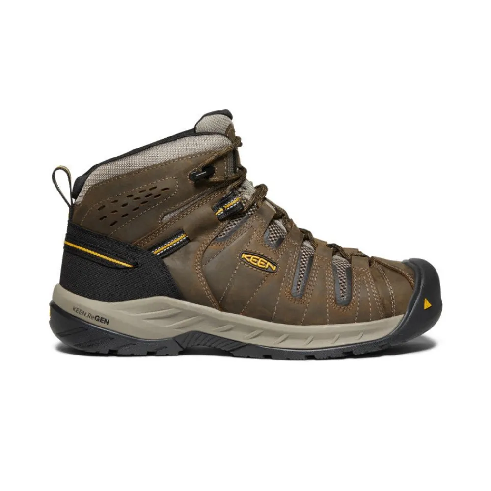 Hot Men'S Flint Ii Boot (Steel Toe) | Cascade Brown/Golden Rod Men Work Boots & Shoes