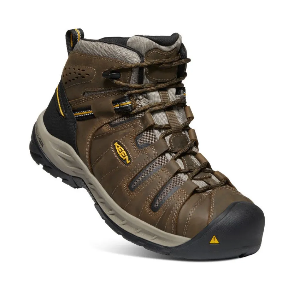 Hot Men'S Flint Ii Boot (Steel Toe) | Cascade Brown/Golden Rod Men Work Boots & Shoes