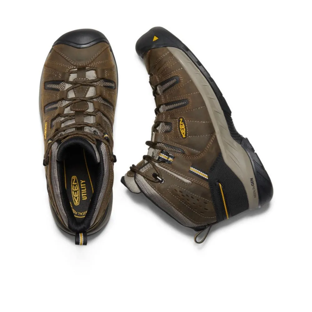 Hot Men'S Flint Ii Boot (Steel Toe) | Cascade Brown/Golden Rod Men Work Boots & Shoes