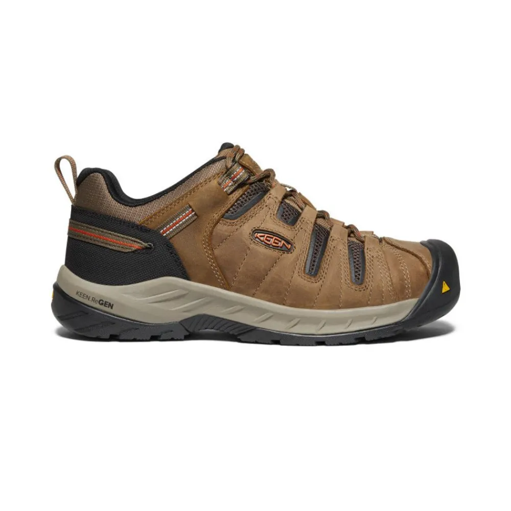 Best Men'S Flint Ii (Steel Toe) | Shitake/Rust Men Work Boots & Shoes