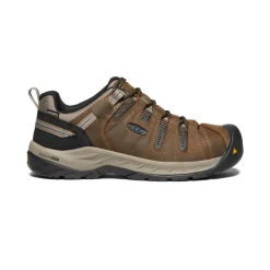 Hot Men'S Flint Ii Waterproof (Steel Toe) | Cascade Brown/Orion Blue Men Work Boots & Shoes