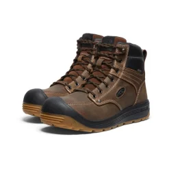 Sale Men'S Fort Wayne 6" Waterproof (Carbon-Fiber Toe) | Dark Earth/Gum Men Work Boots & Shoes