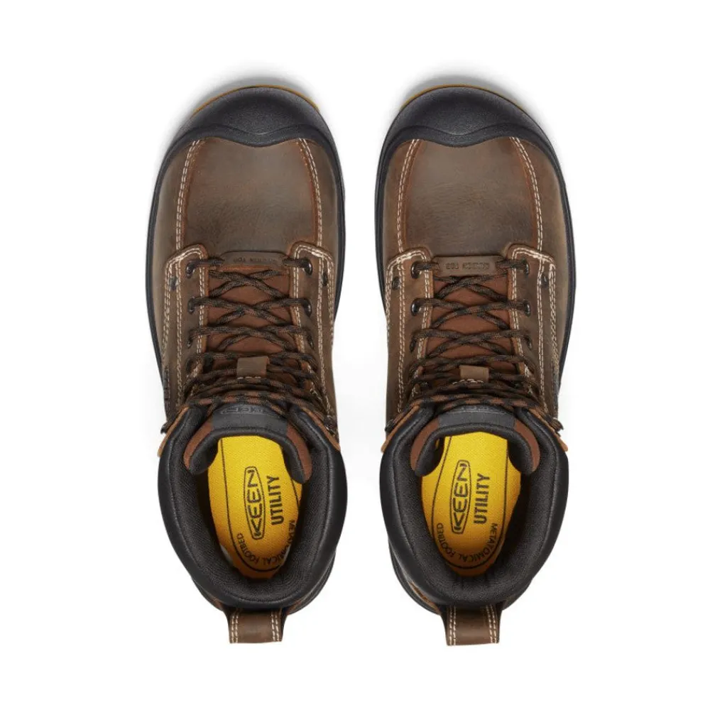 Sale Men'S Fort Wayne 6" Waterproof (Carbon-Fiber Toe) | Dark Earth/Gum Men Work Boots & Shoes