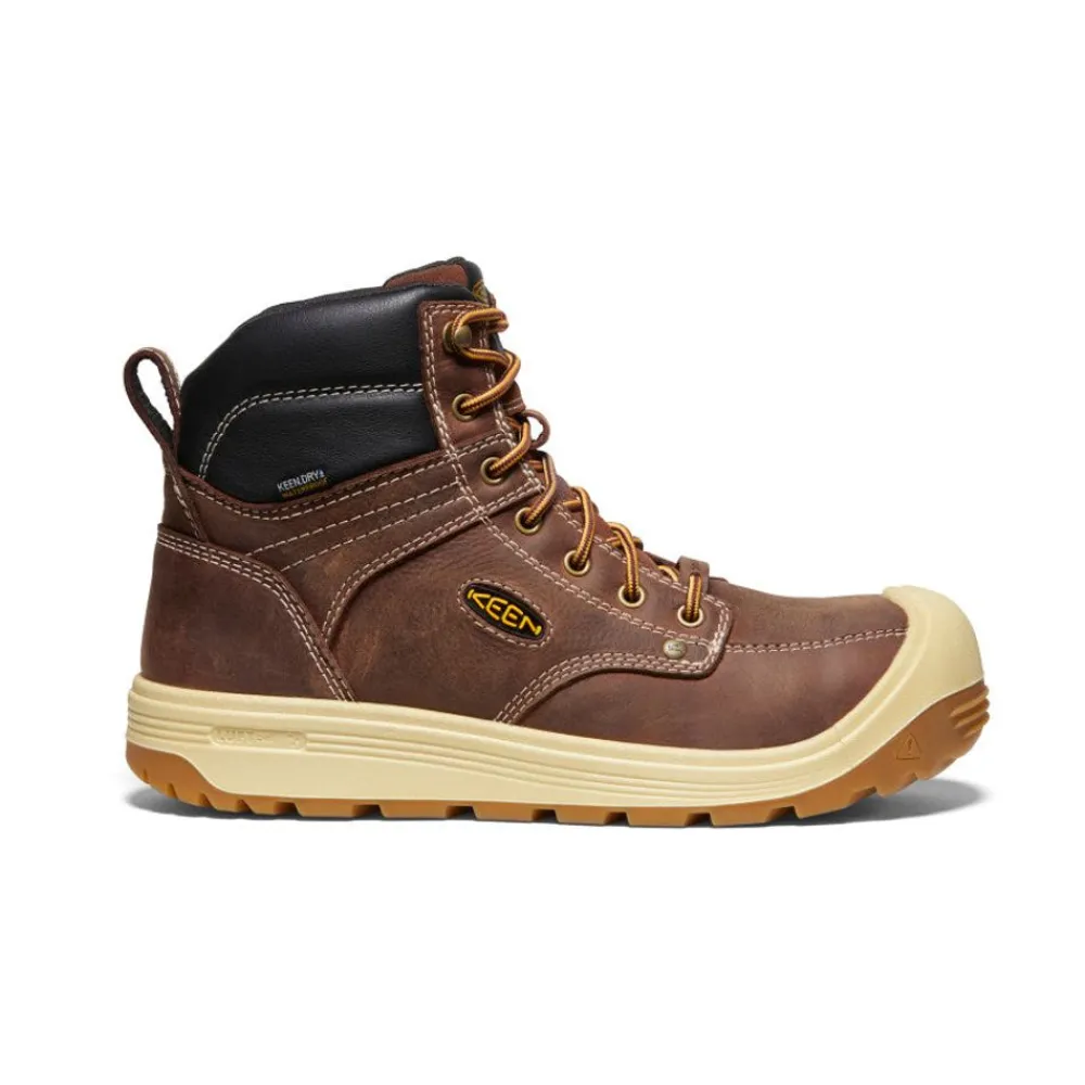 New Men'S Fort Wayne 6" Waterproof (Carbon-Fiber Toe) | Tortoise Shell/Gum Men Work Boots & Shoes