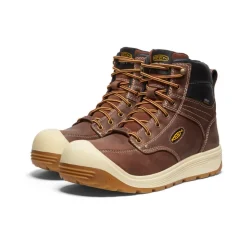 New Men'S Fort Wayne 6" Waterproof (Carbon-Fiber Toe) | Tortoise Shell/Gum Men Work Boots & Shoes