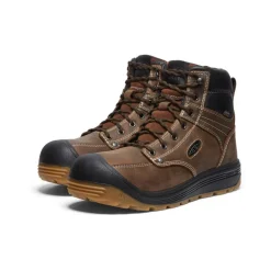 Online Men'S Fort Wayne 6" Waterproof (Soft Toe) | Dark Earth/Gum Men Work Boots & Shoes