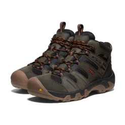 New Men'S Headout Waterproof Hiking Boot | Black Olive/Fossil Orange Men Boots