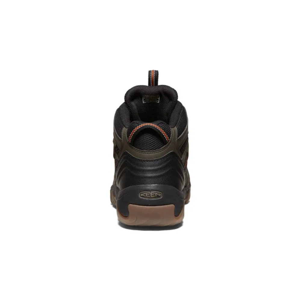 New Men'S Headout Waterproof Hiking Boot | Black Olive/Fossil Orange Men Boots