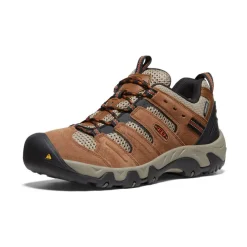 Sale Men'S Headout Waterproof Hiking Shoe | Bison/Fossil Orange Men Shoes