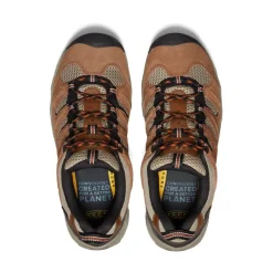 Sale Men'S Headout Waterproof Hiking Shoe | Bison/Fossil Orange Men Shoes