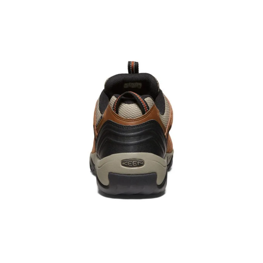 Sale Men'S Headout Waterproof Hiking Shoe | Bison/Fossil Orange Men Shoes