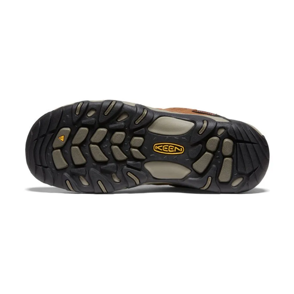 Sale Men'S Headout Waterproof Hiking Shoe | Bison/Fossil Orange Men Shoes