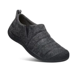 New Men'S Howser Ii | Charcoal Grey Felt/Black Men Slip-Ons