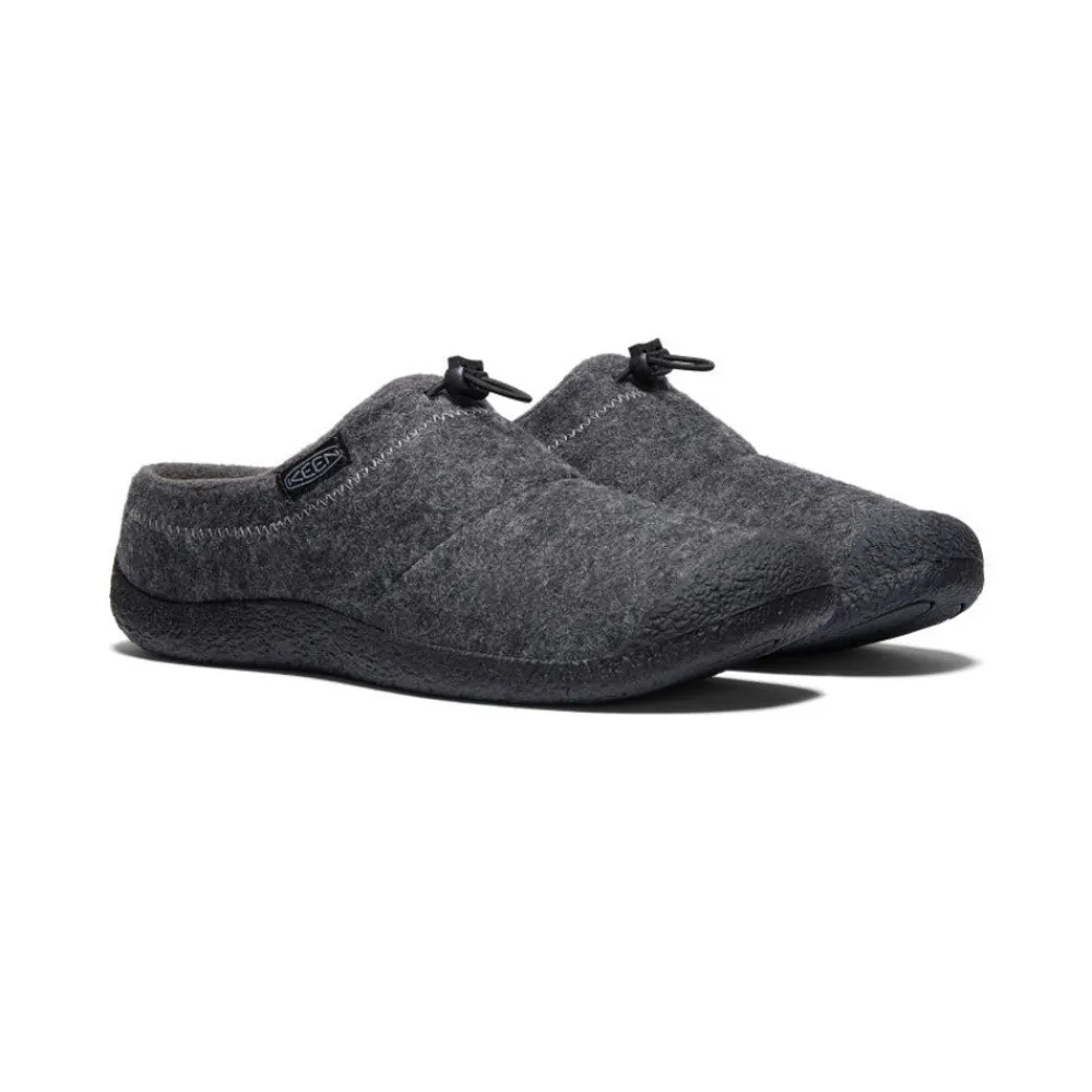 Best Men'S Howser Iii Slide | Charcoal Grey Felt/Black Men Slip-Ons