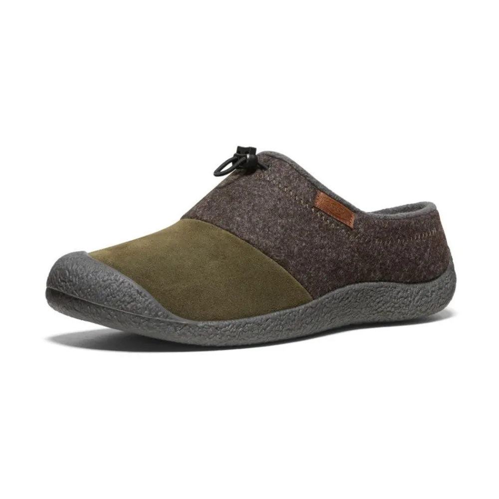 Clearance Men'S Howser Iii Slide | Dark Brown Felt/Canteen Men Slip-Ons