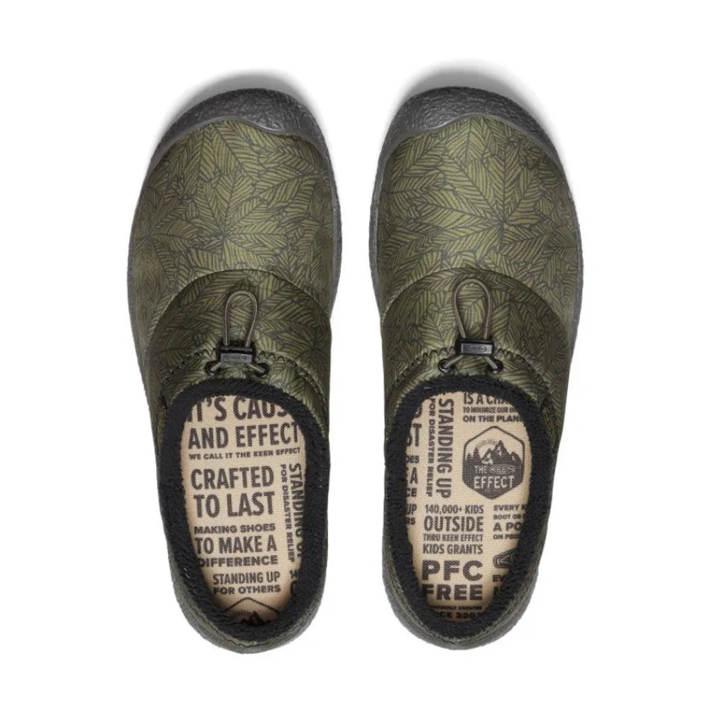 Best Men'S Howser Iii Slide | Olive Drab Leaf Men Slip-Ons